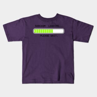 computer message sarcasm loading (medium) Kids T-Shirt